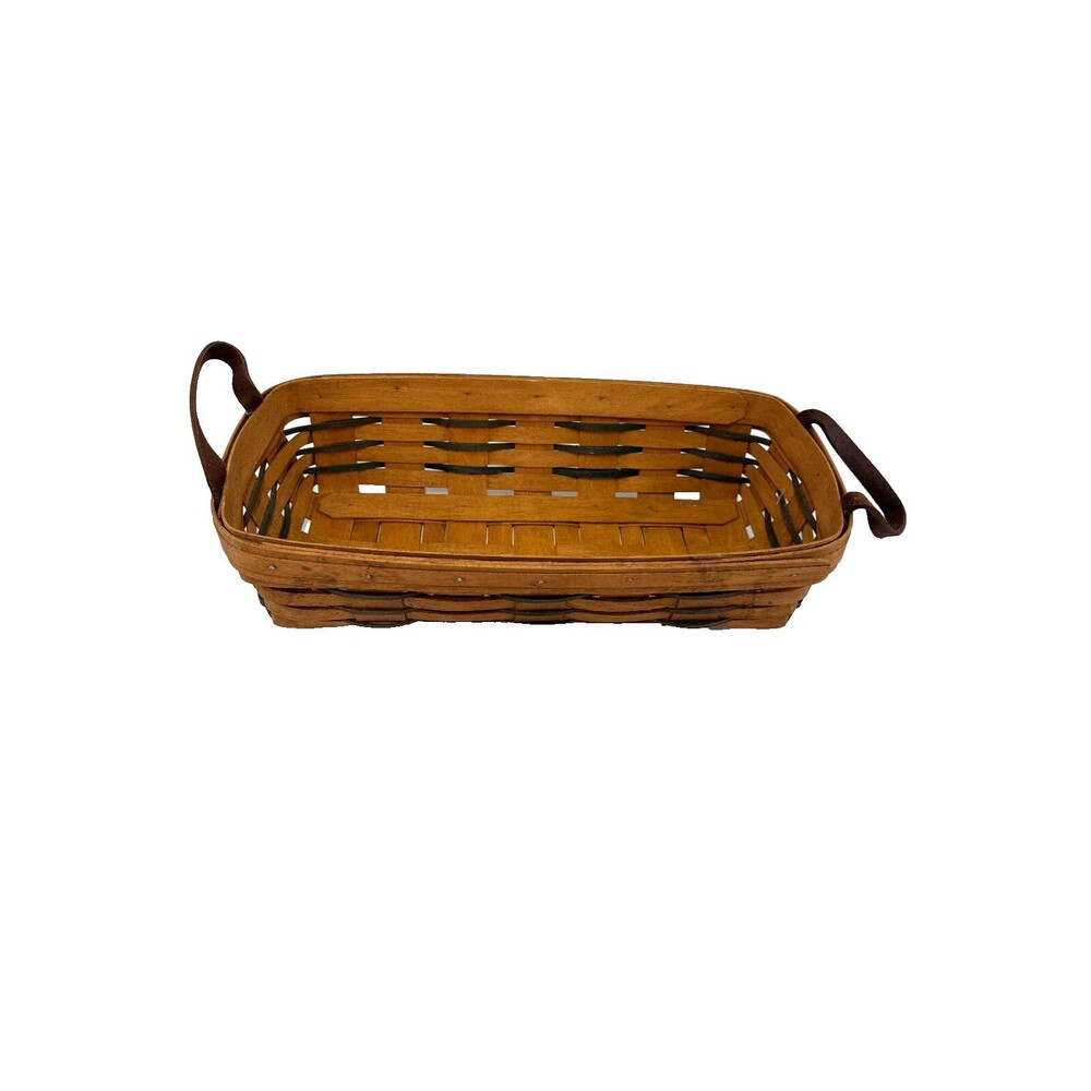 1994 Longaberger Heartland Bakery Basket 14.5"L x 7.5"W x 3.75"H